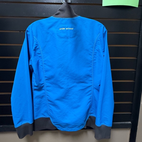 Under Armor Womens Jacket Blue Zip Up Polyester - Size S - Picture 3 of 3